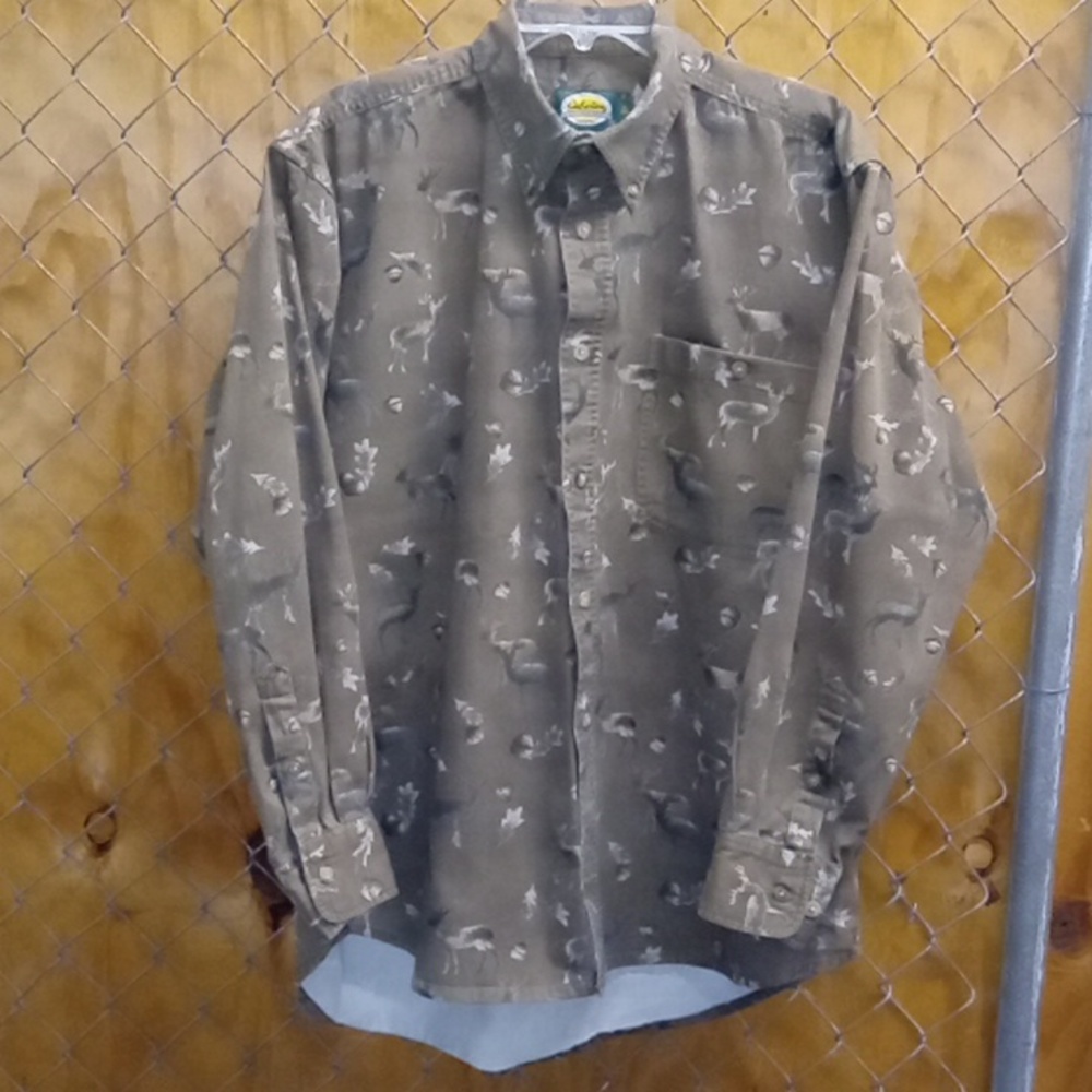 Cabelas Button-down Print Shirt